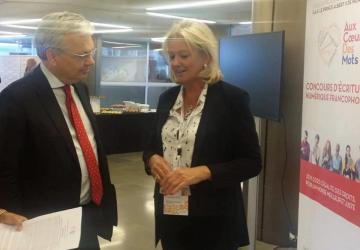 Visite de Didier Reynders, Commissaire européen en charge de la Justice dans la Commission Von der Leyen.